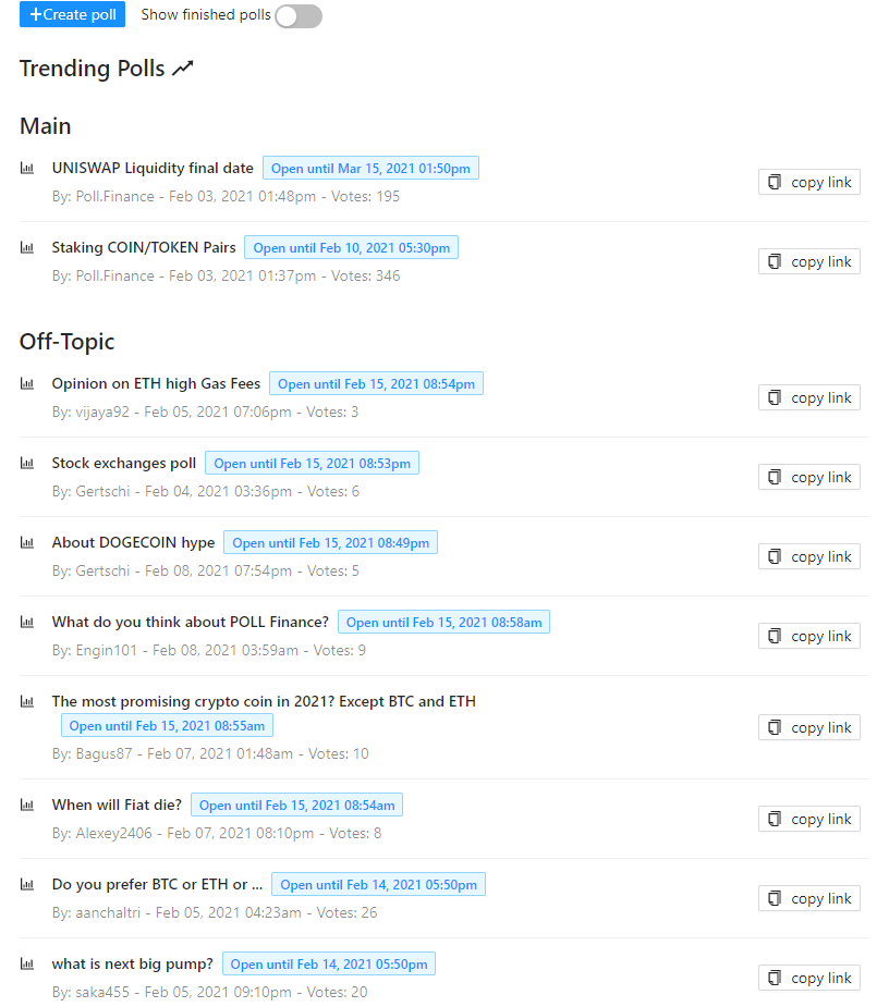 Claim your POLL Tokens by simply voting polls.
Participate and claim your rewards!

Download Android APP : poll.finance/download
Register : poll.finance
View POLLS here : cutt.ly/DkQrHsX
TOKEN SALE : cutt.ly/dkQtuxo