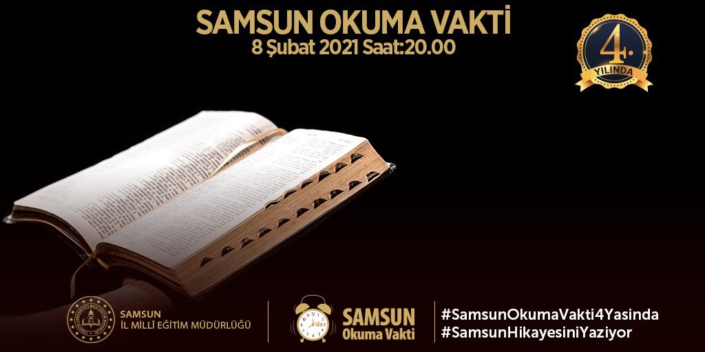 #samsunokumavakti       4. Yılını kutluyoruz, nice 10 yıllara....