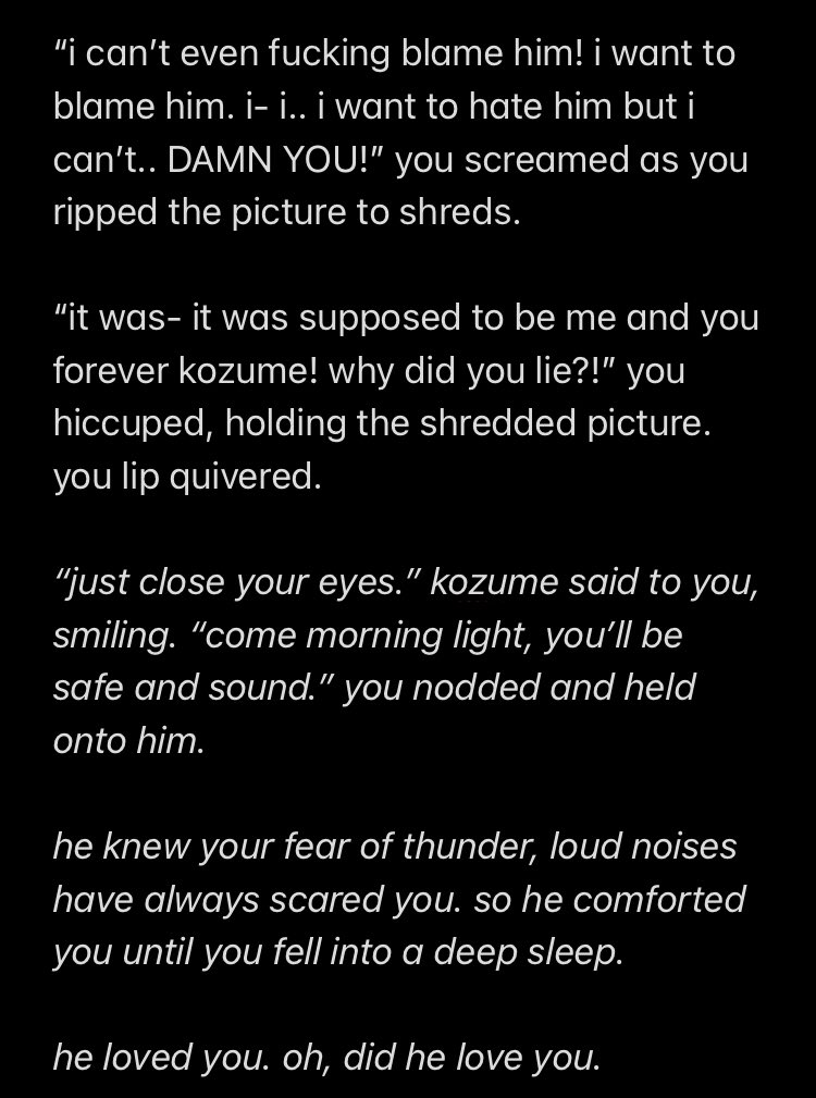 1. “he loved you, oh, did he love you.”