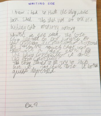 sarah_hercod's tweet photo. The writing’s just getting better and better @janeconsidine
This is Ru, he’s in Y4 #EnglishWithMrsC #LockdownLearning #SuperSentenceStacking https://t.co/5U2Dh9ai7I