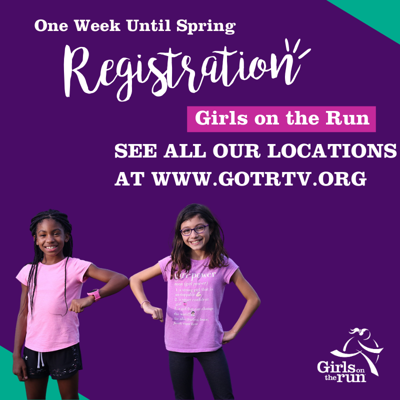 Our Spring 2021 Registration Opens Next Week! 

Visit GOTRTV.ORG to see all our locations.  

#gotrtv #girlsontheruntreasurevalley #afterschoolprograms