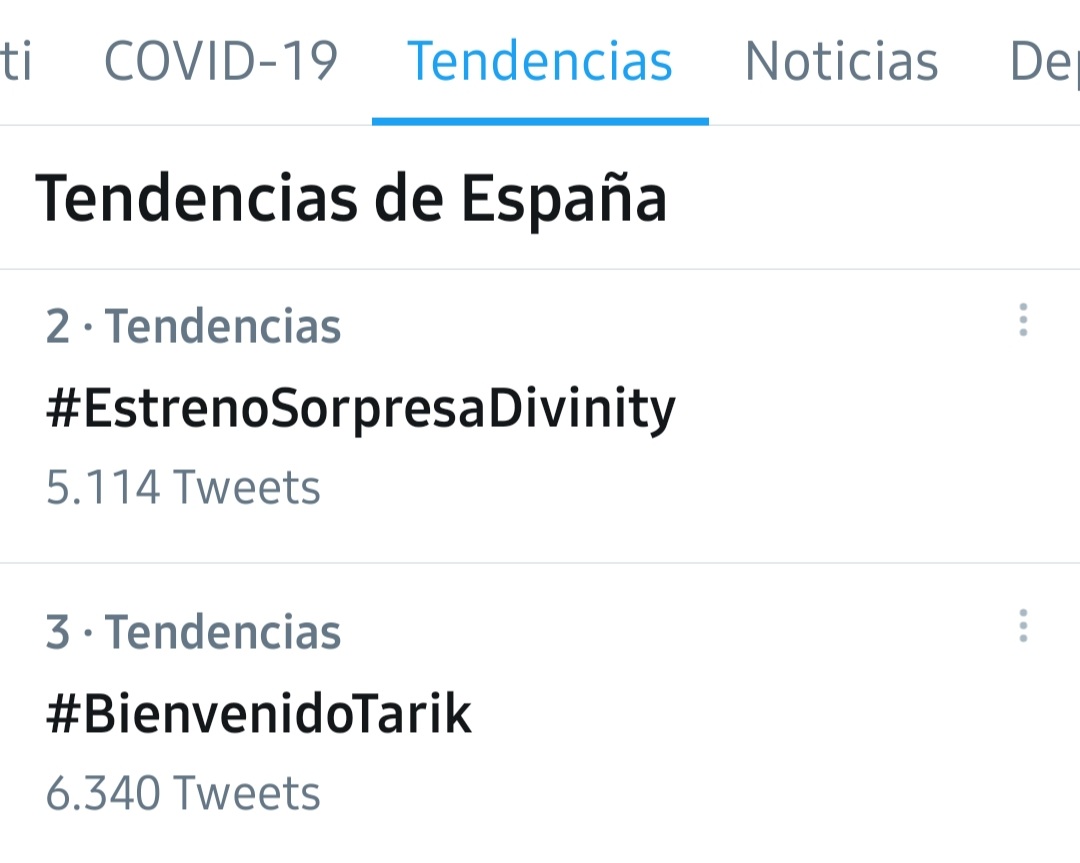 Si es que más no se te puede querer en Españaaaa 👏👏💃💃😘🇪🇦🇪🇦🇪🇦
#BienvenidoTarik
#EstrenoSorpresaDivinity