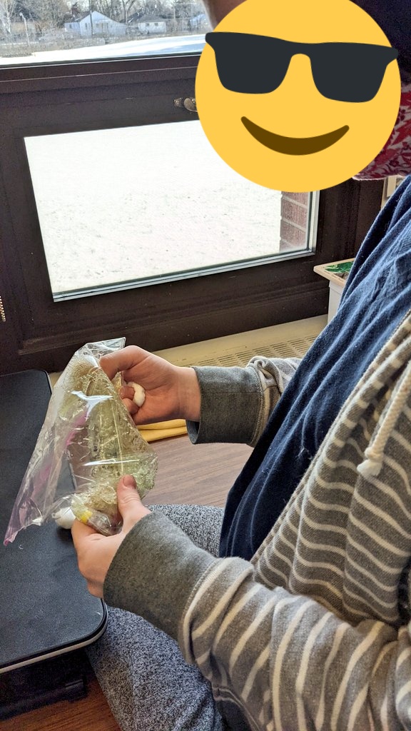 CCSands14's tweet image. First day teaching in our DD program, and we did some collecting and sorting numbers, 1-digit addition w/fine motor skills, matching digits &amp;amp; words, and creating sensory bags! 
#BetterThanAWorksheet