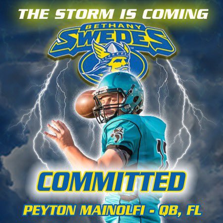 Excited to announce my commitment to Bethany‼️Looking forward to competing at the next level this fall @carterdrafts <a href="/coachkosik/">Justin Kosik</a> <a href="/SwedesFB/">Bethany Football</a> <a href="/QBcoachsnyder/">QBcoachsnyder</a> @Rpbcatfootball