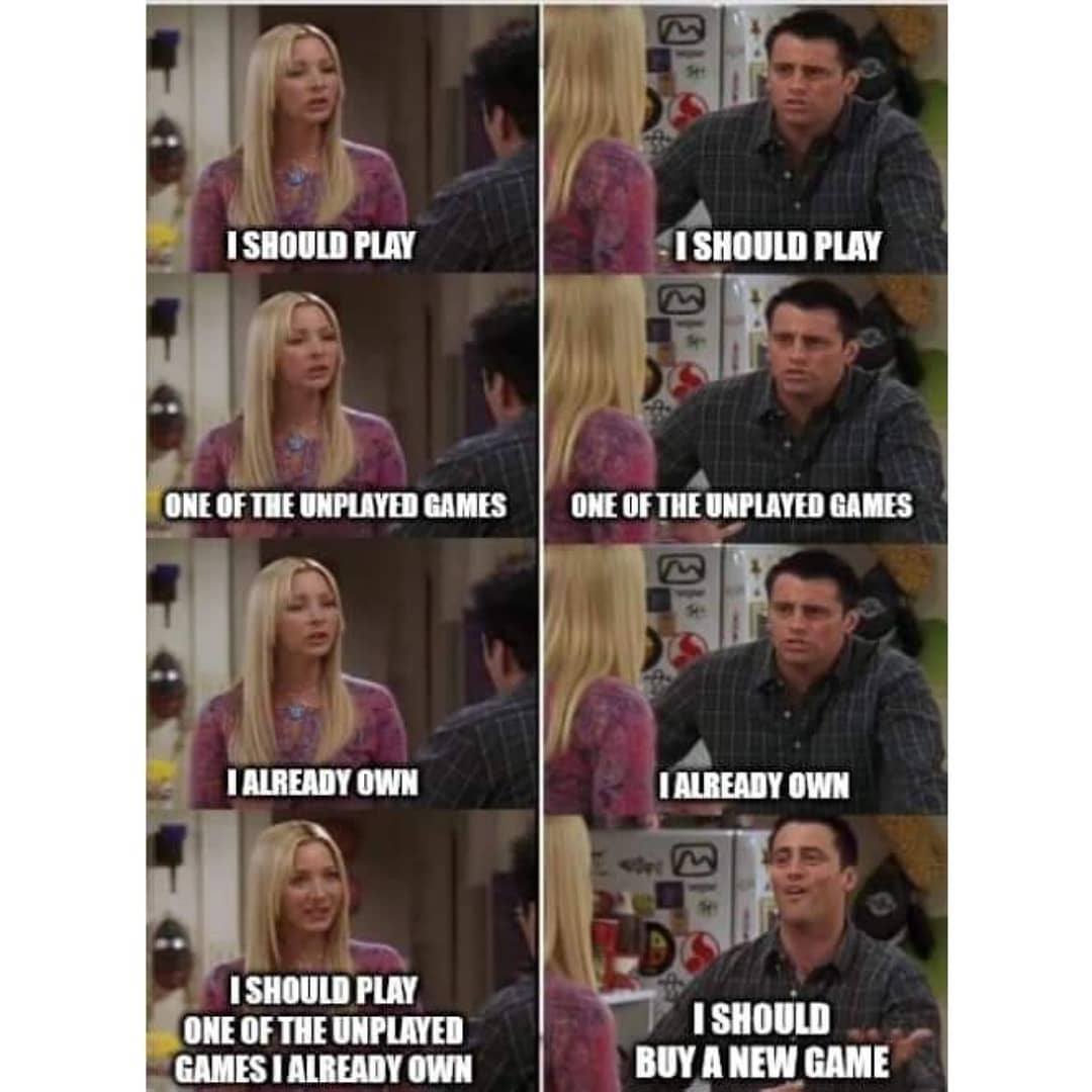 Vythica13's tweet photo. For all my gamers friends :) #meme #games #tomany #steam # https://t.co/z89azoJkjo