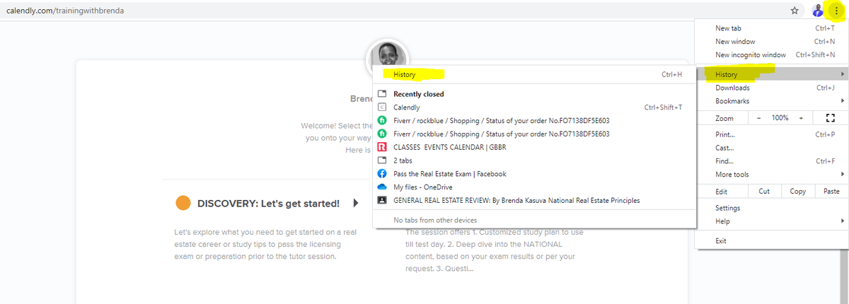 BrendaKasuva's tweet image. Weekly task: Clear out your browsing history. Open Browser (Google Chrome) &amp;gt; click on the 3 dots at the top right, click on History &amp;gt; Click on History (again) &amp;gt; Click on Clear Browsing History #CleanoutYourComputerDay
#weeklytask #clearbrowserhistory #trainingwithbrenda