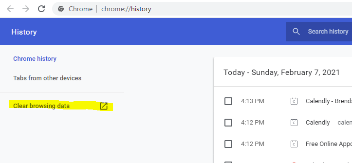 BrendaKasuva's tweet image. Weekly task: Clear out your browsing history. Open Browser (Google Chrome) &amp;gt; click on the 3 dots at the top right, click on History &amp;gt; Click on History (again) &amp;gt; Click on Clear Browsing History #CleanoutYourComputerDay
#weeklytask #clearbrowserhistory #trainingwithbrenda