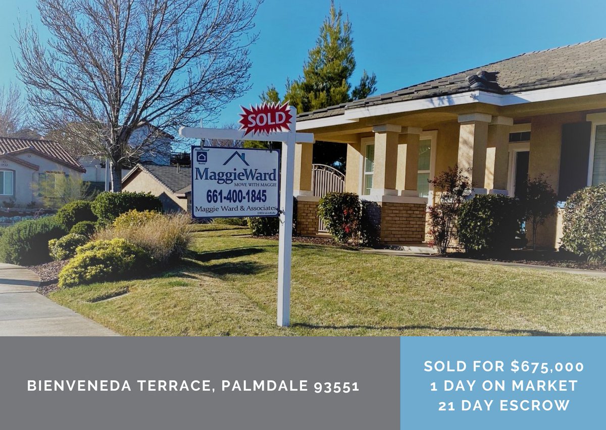 WardRealtor's tweet image. #Sold! Congratulations to my Sellers on successfully closing escrow!

1 Day on Market * Full Priced Offer * Closed in 3 weeks

If you've been thinking of selling your home, contact me today to see how I can put my experience to work for you!
#HomebasedRealty #MoveWithMaggie