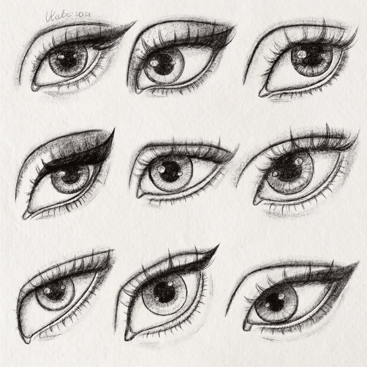 lkate_art's tweet photo. Eyes.

#digitalart #artistsontwitter #drawing #procreate #sketch https://t.co/oGPyrDqvQg