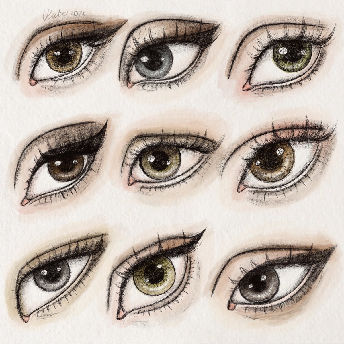 lkate_art's tweet photo. Eyes.

#digitalart #artistsontwitter #drawing #procreate #sketch https://t.co/oGPyrDqvQg