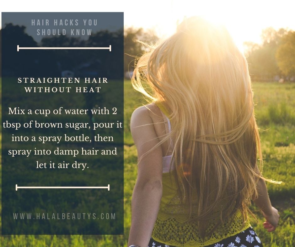 Straighten Hair without Heat 
halalbeautys.com
#hairhacks #naturalproducts #skincare #natural #naturalskincare #organic #beauty #skincareroutine #naturalbeauty #organicskincare #vegan #handmade #selfcare #essentialoils #crueltyfree #healthyskin #naturalhair #skincareproduc