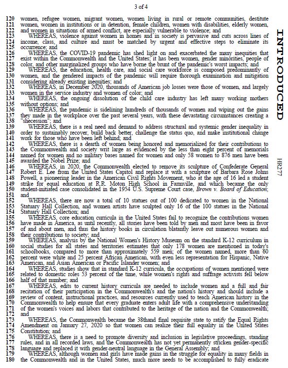 CABlueBlaze's tweet photo. Glad to see ⁦@HalaAyala⁩’s HR277 pass unanimously last week!⤵️Many think reason USA hasn’t ratified @UN_Women⁩ #CEDAW treaty (ratified by 189 other countries) is b/c the #EqualRightsAmendment had not yet been fully ratified. Well now it has‼️ It’s time for both. #ERANow https://t.co/TGyfEQ0zCq
