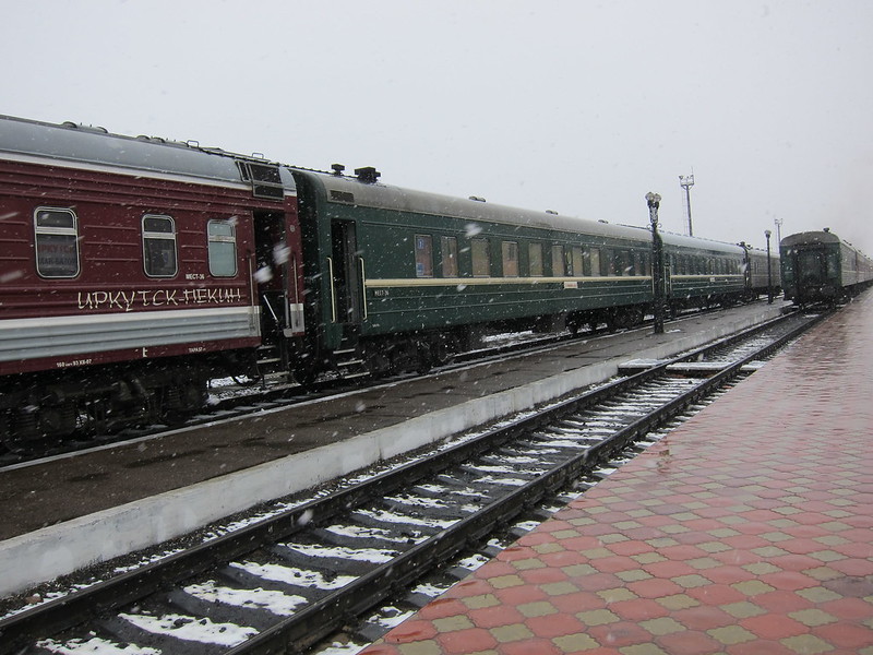 waiting for the bus, Mongolian countryside