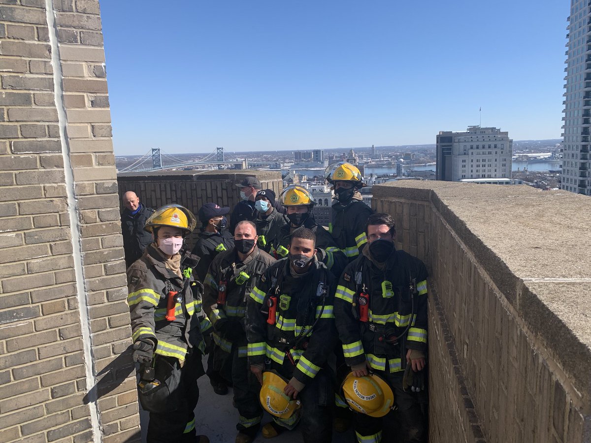 Philly_FA's tweet photo. Thanks to @TJUHospital and the @PhillyFireDept members of      E20/L23 for allowing @Philly_FA Field Training Unit take part in today’s standpipe drill. @ThielAdam @PFDCraigMurphy @IAFF22 @PHILASACHIEF https://t.co/NMCmrJLWsm