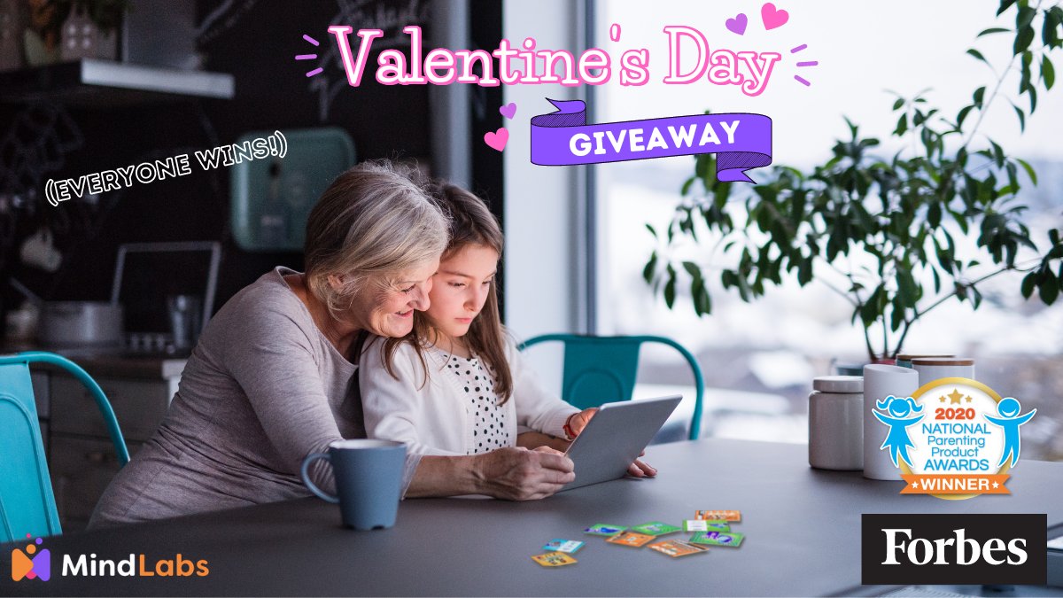 #GIVEAWAY TIME! 

Know any AWESOME kids that you'd love to show your appreciation to this VDay?

We're giving away 2 of our award-winning STEM learning sets to spread the love!

Each participant gets a $5 gift card to the MindLabs store, so enter NOW! 👇

bit.ly/3cUobgB