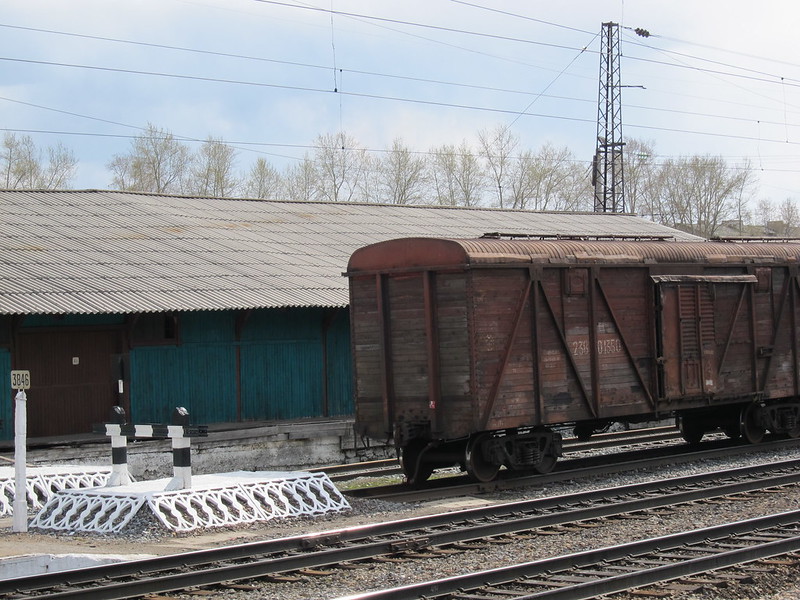 waiting for the bus, Mongolian countryside
