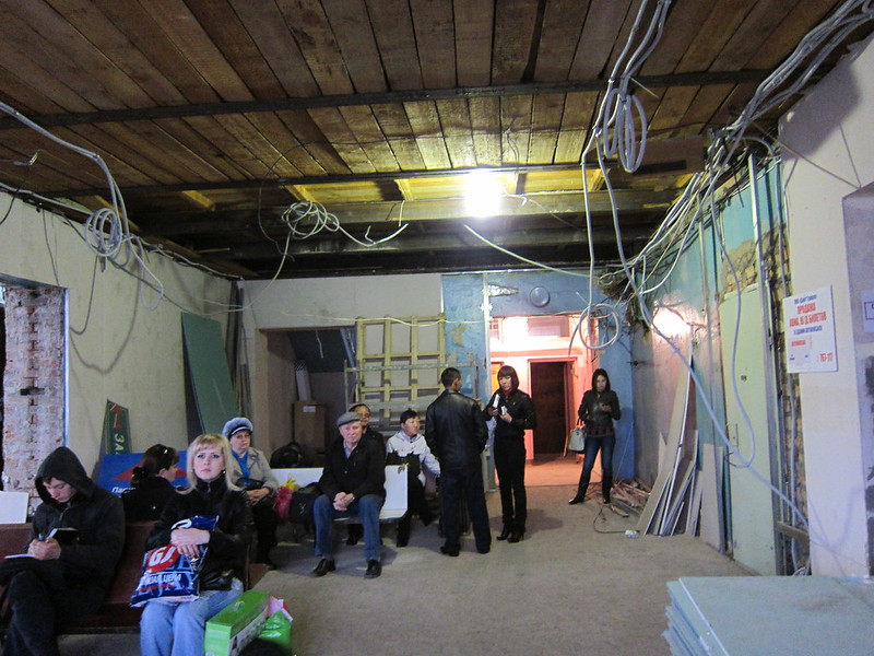 Bus station in Irkutsk