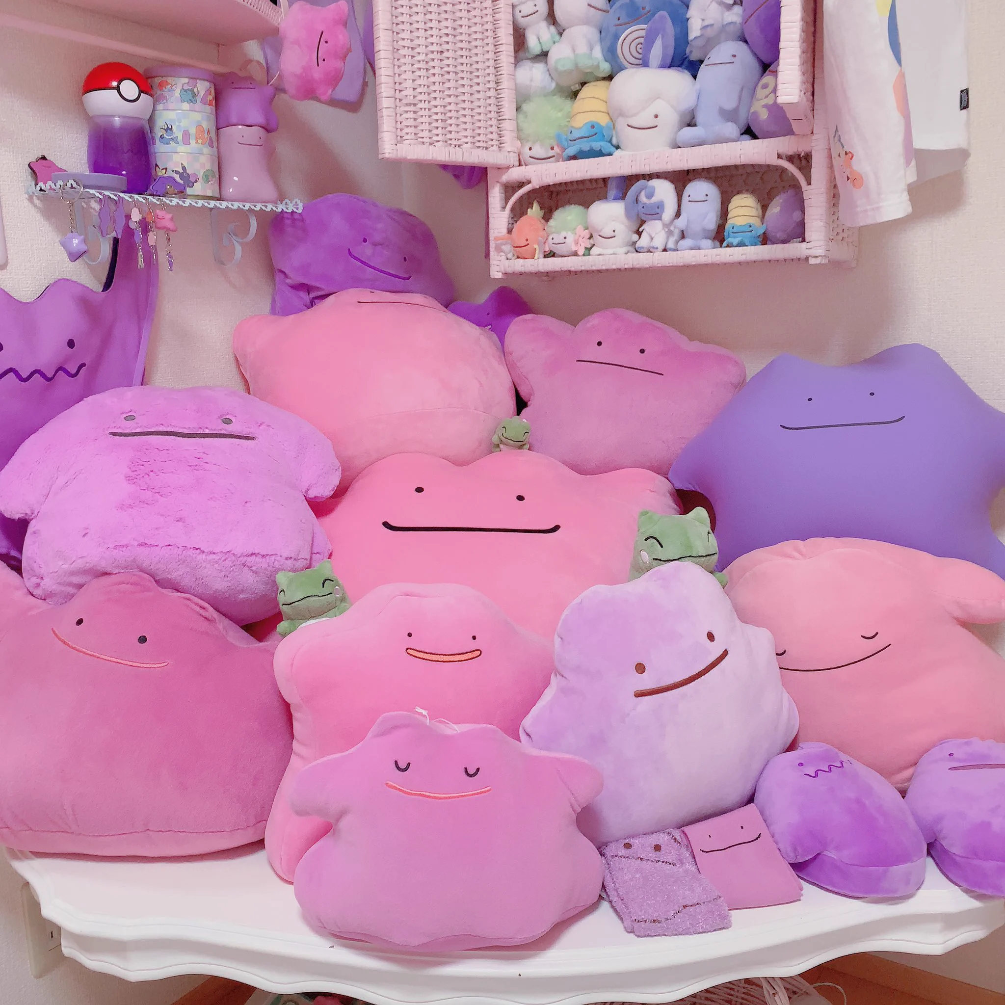 部屋に作ったメタモンコーナーがすごすぎ！沢山のメタモンが所狭しと飾られている夢の部屋がこちら！！