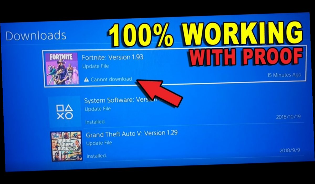 cant download fortnite ps4 2018 / Twitter