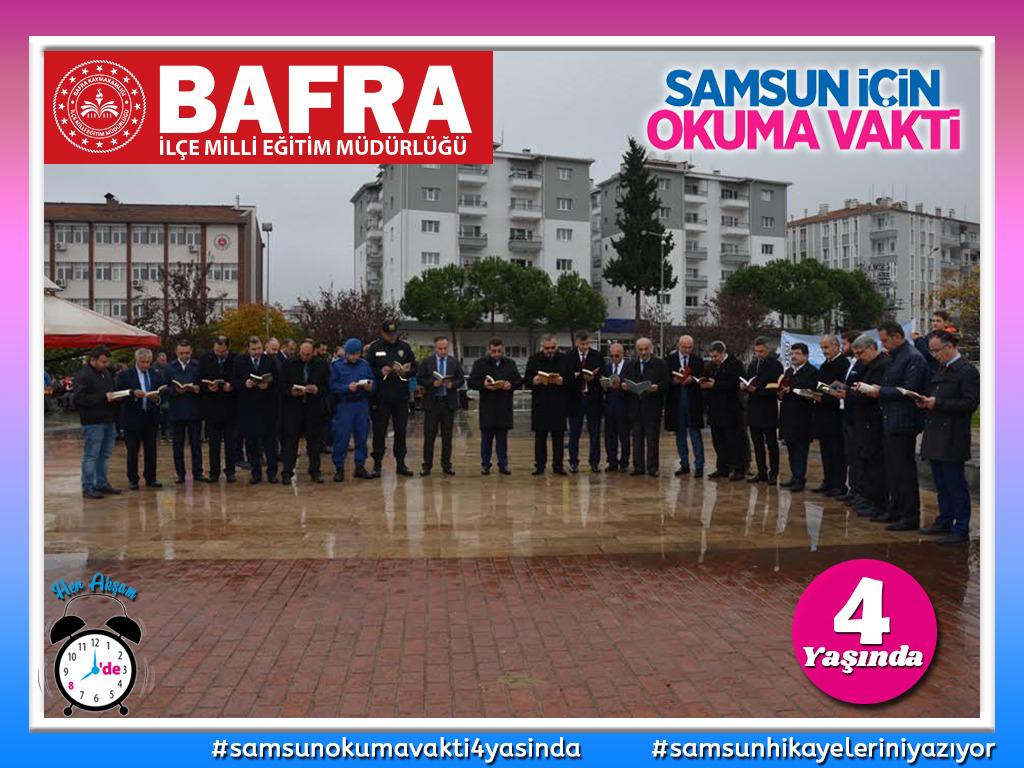 Okumak; insana olgunluk, konuşmada canlılık, yazmada açıklık verir.
#Bafra
#Samsunokumavakti4yasinda
#Samsunhikayesiniyaziyor
<a href="/ziyaselcuk/">Ziya Selçuk</a>
<a href="/zulkifdagli/">Doç. Dr. Zülkif Dağlı</a>
@mustafademirbsb
<a href="/CevdetErturkmen/">Cevdet Ertürkmen</a>
<a href="/CoskunESEN57/">Coşkun ESEN</a> 
<a href="/mehmetalikatip1/">Mehmet Ali KATİPOĞLU 🇹🇷</a>