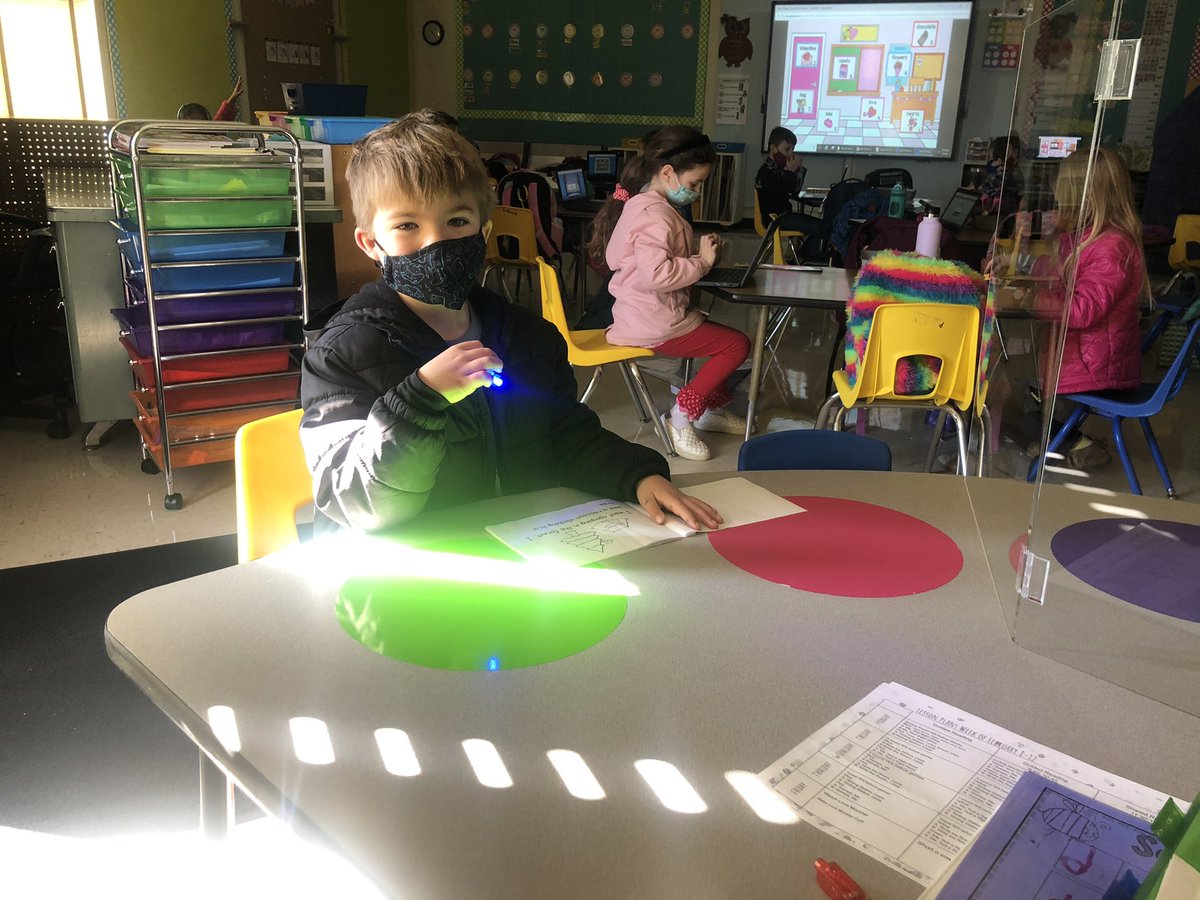 BehmKristin's tweet photo. Thankful to have in-person reading groups again!! #kindergartenreads #minermoments @JBWatkinsES https://t.co/GJn7Tib34r