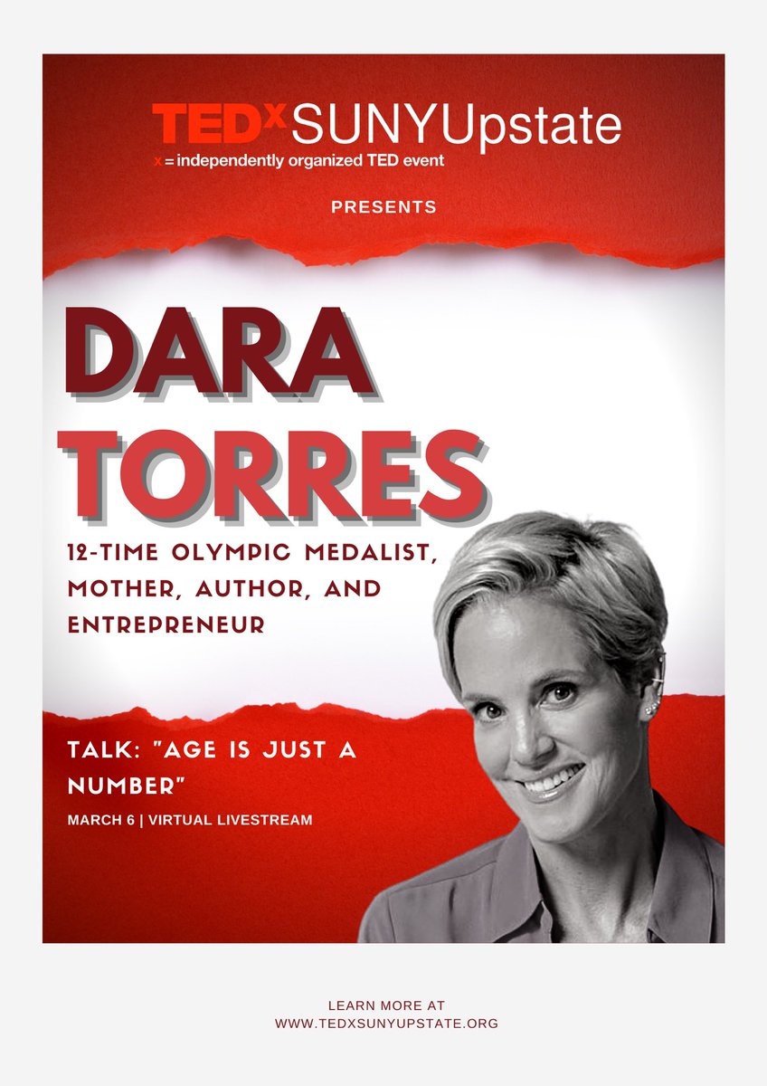 akulasruti's tweet photo. In alphabetical order, first up we have Dara Torres. Dara is a 12 (yes, T-W-E-L-V-E) time Olympic Medalist yet is so incredibly humble and inspiring! She’ll be speaking about how “Age is Just a Number” tune in March 6, 10 AM EST https://t.co/Ac6V5uKzLZ