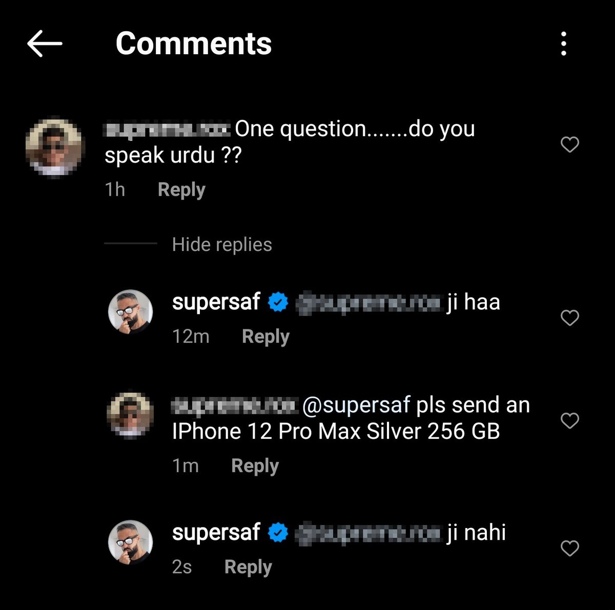 SuperSaf's tweet photo. Urdu is such a polite language 👀😂 https://t.co/E5oH93ya99