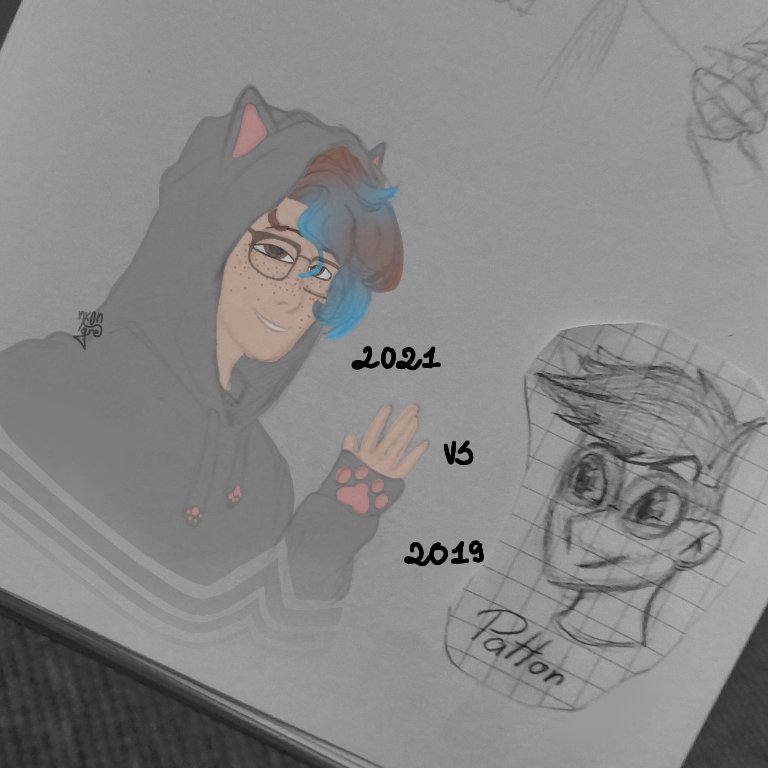 prnxiety's tweet photo. patton!! 
bb boy am i right?
@ThomasSanders #pattonsanders #SandersSides #fanartfriday #supremeartsunday #superartsaturday #sanderssidesfanart https://t.co/hmjQHCe3RH