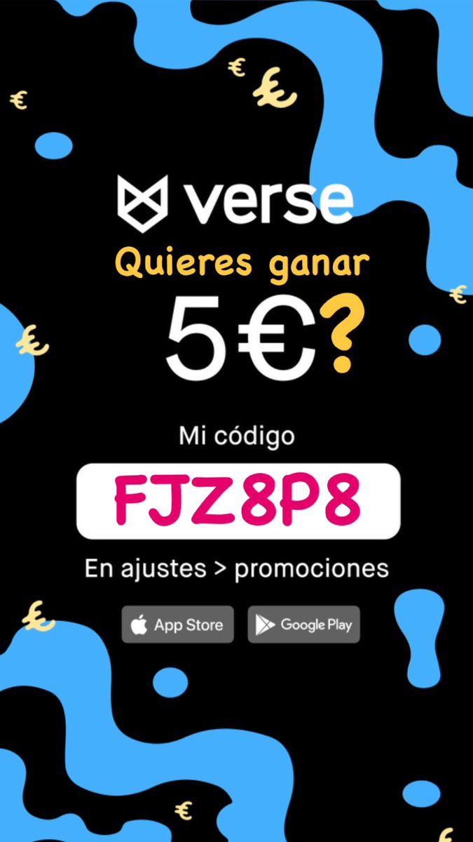 idoia_oct's tweet photo. Consigue 5€ al introducir el código y seguir los pasos de verificación. Además participa en juegos con premio seguro #Verse https://t.co/ANecrs5IhG
