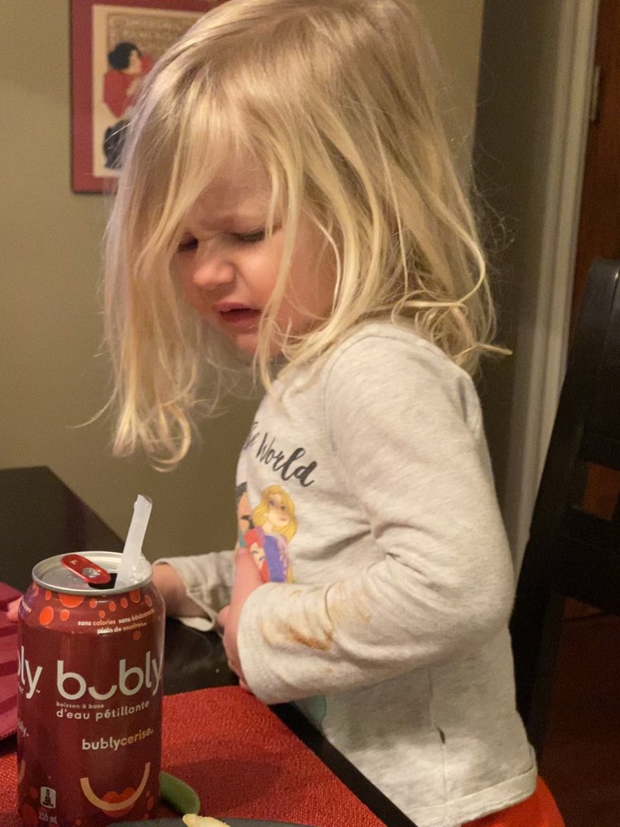 jpharmon's tweet photo. Sorry, @MichaelBuble looking for another Bublé approved recommendation for this toddler. 🤣 @bublywater https://t.co/temgmarDau