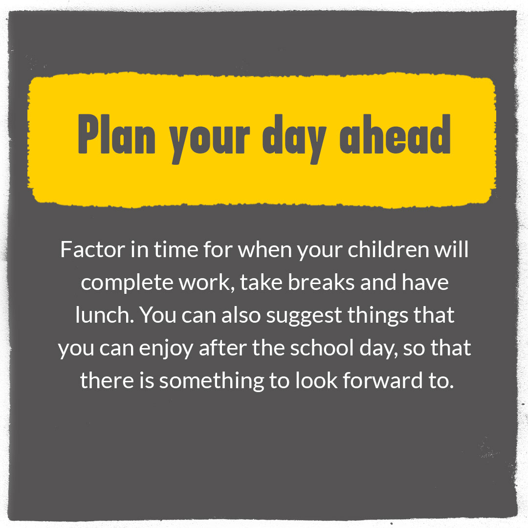 YoungMindsUK's tweet photo. How to make home schooling more manageable. https://t.co/72NKtZIU5p