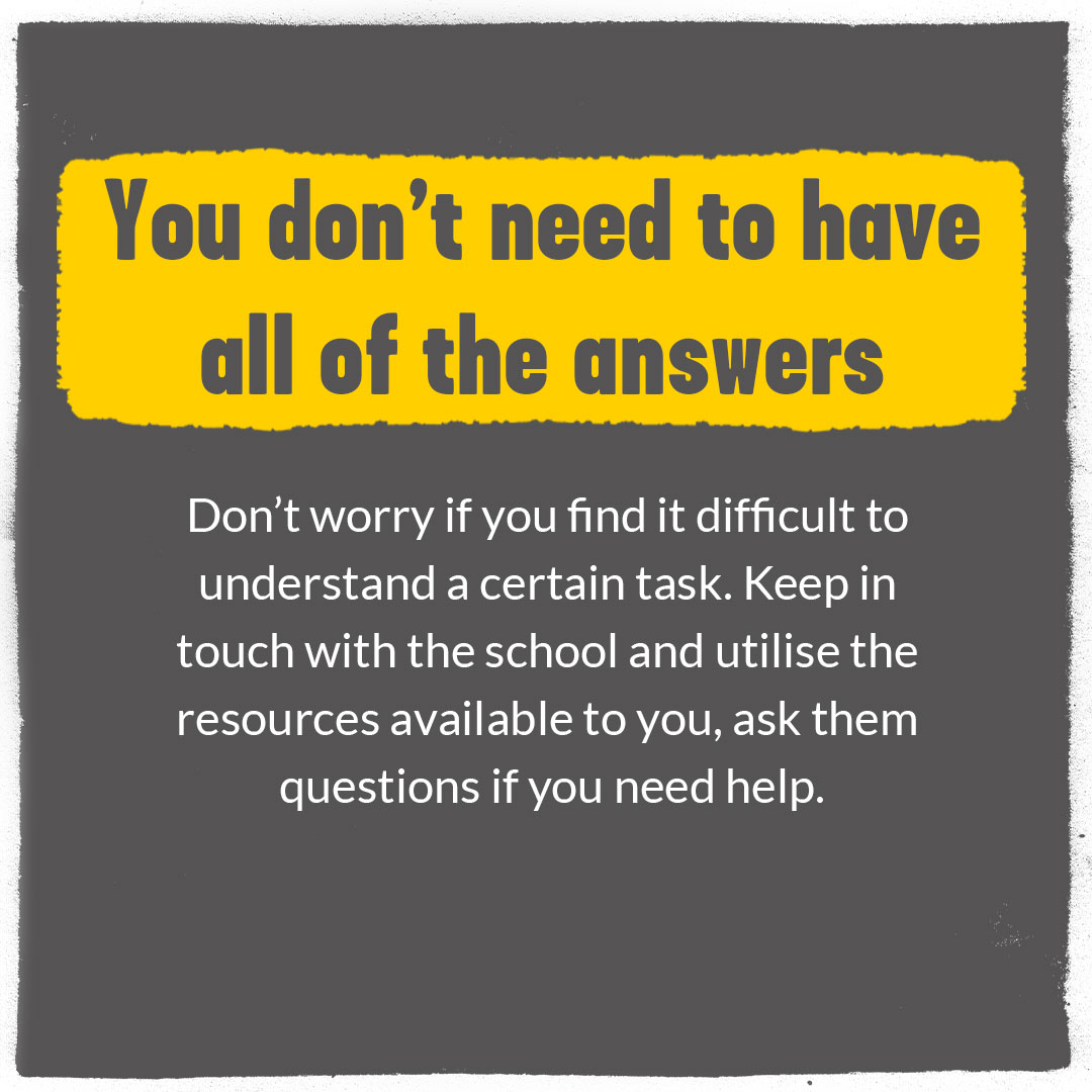 YoungMindsUK's tweet photo. How to make home schooling more manageable. https://t.co/72NKtZIU5p