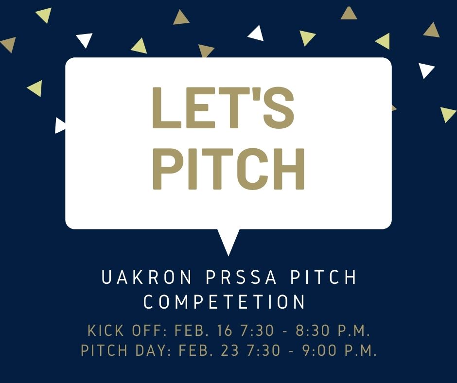 PRSSAUA's tweet photo. With a team of 3, enter @PRSSAUA's Pitch Competition to win a free membership! After meeting the client, teams will create a pitch &amp; visual aid. Teams must attend the kick-off on Feb. 16, 7:30 – 8:30 p.m., &amp; presentations Feb. 23, 7:30 – 9 p.m. To sign-up: https://t.co/g94EUaWgoo https://t.co/3YgYervJE7