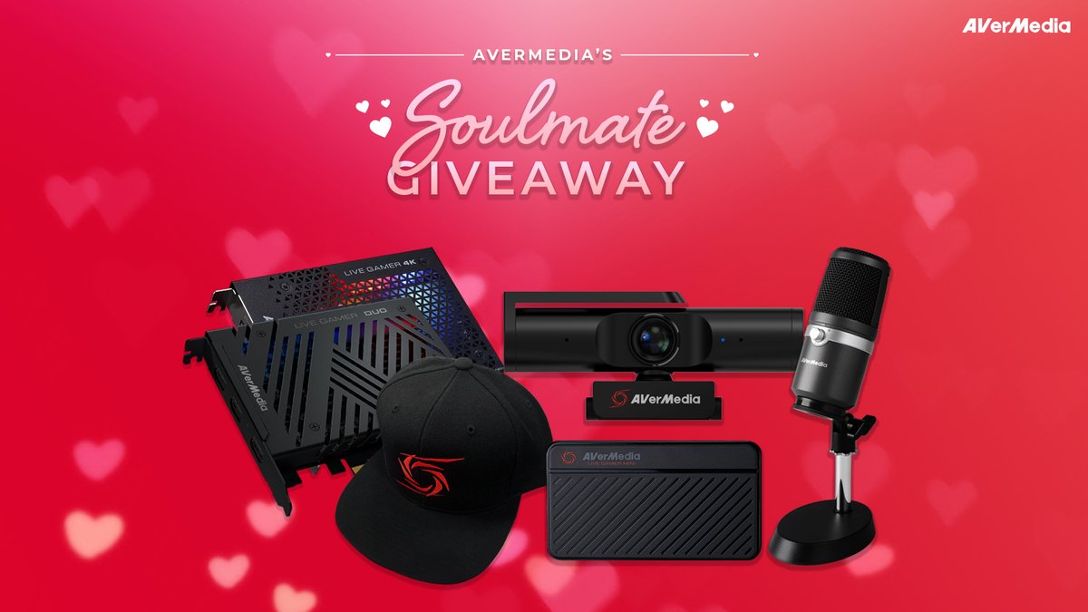 AVerMedia's tweet photo. ❤️ AVerMedia's 𝒮𝑜𝓊𝓁𝓂𝒶𝓉𝑒 GIVEAWAY❤️

Over 20 of our partners are engaging in a friendly competition to be just that.

Support your favorite partner for a chance to win BIG PRIZES including capture cards, webcams, mics, and more 

Partners + Links in replies 👀 https://t.co/LiqWqxjehE