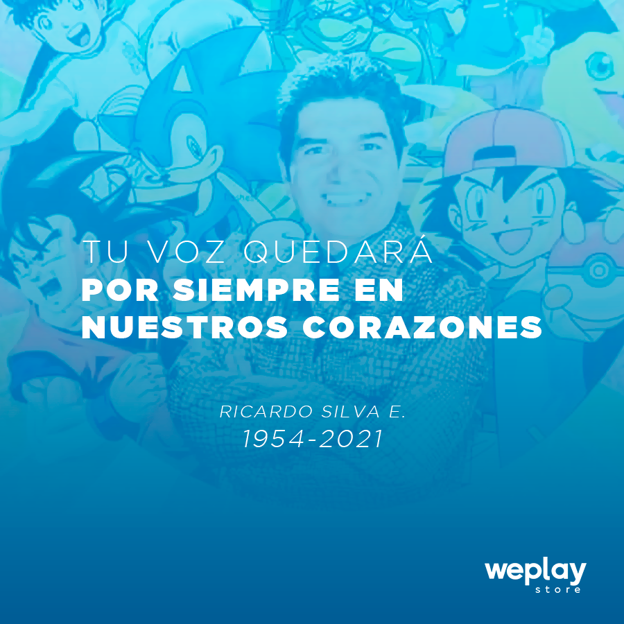 weplaystore_cl's tweet photo. Hoy estamos tristes porque nos dejó un maestro 💔, que sin duda nunca olvidaremos por sus icónicas canciones y doblajes, las que nos transportaron a mundos extraordinarios. Hoy lo queremos recordar con mucho cariño desde nuestra comunidad #Weplayer. Buen viaje #RicardoSilva https://t.co/m8dedR7haC