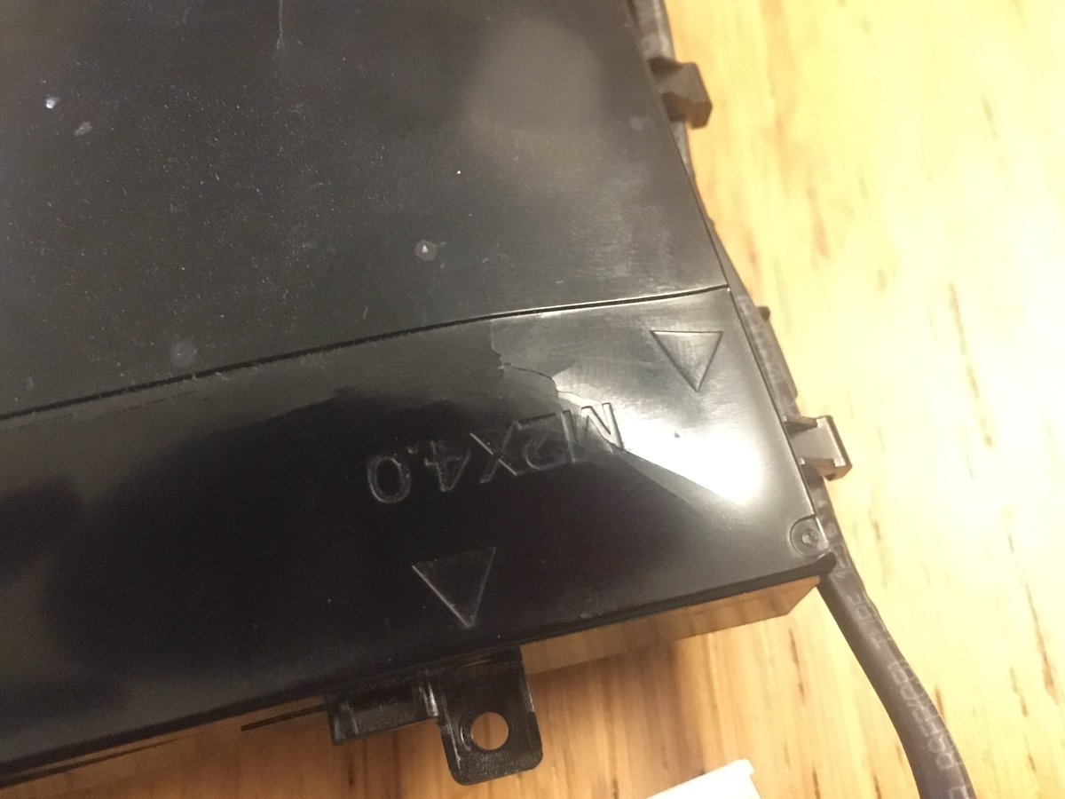 Chinese_Dave's tweet photo. HP Support told me that this Omen laptop battery swelling with gas was “normal, expected and safe” it wasn’t specifically on the huge battery recall list from 2017. You can plainly see growing pressure crack and you’re saying it’s safe for my teenage son to do his school work on? https://t.co/E6uHzgslqe