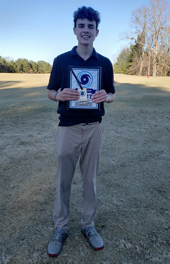 EtowahBoysGolf's tweet photo. TB wasn’t the only one winning on Super Bowl Sunday...

Sophomore @BenMixon2 picked up a win at the @HJGT Legacy at Lanier Junior Open! https://t.co/lt7tg7baeR