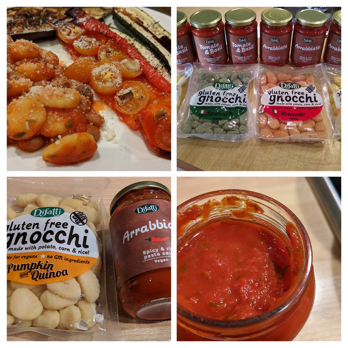 VeganOlive1's tweet photo. Love💖@difatti #Vegan #Glutenfree Pumpkin &amp; Quinoa Gnocchi &amp; Arrabbiata sauce &amp; I roasted some vegetables @FollowYourHeart Parmesan &amp; #TerraOrganica Pinot Grigio...Makes for a perfect tea on a snowy Monday #Veganfoodshare #Itseasy2bvegan #PlantPowered #Scrumptious 😋👌🌱🌻💚 https://t.co/rjP2htpVRY