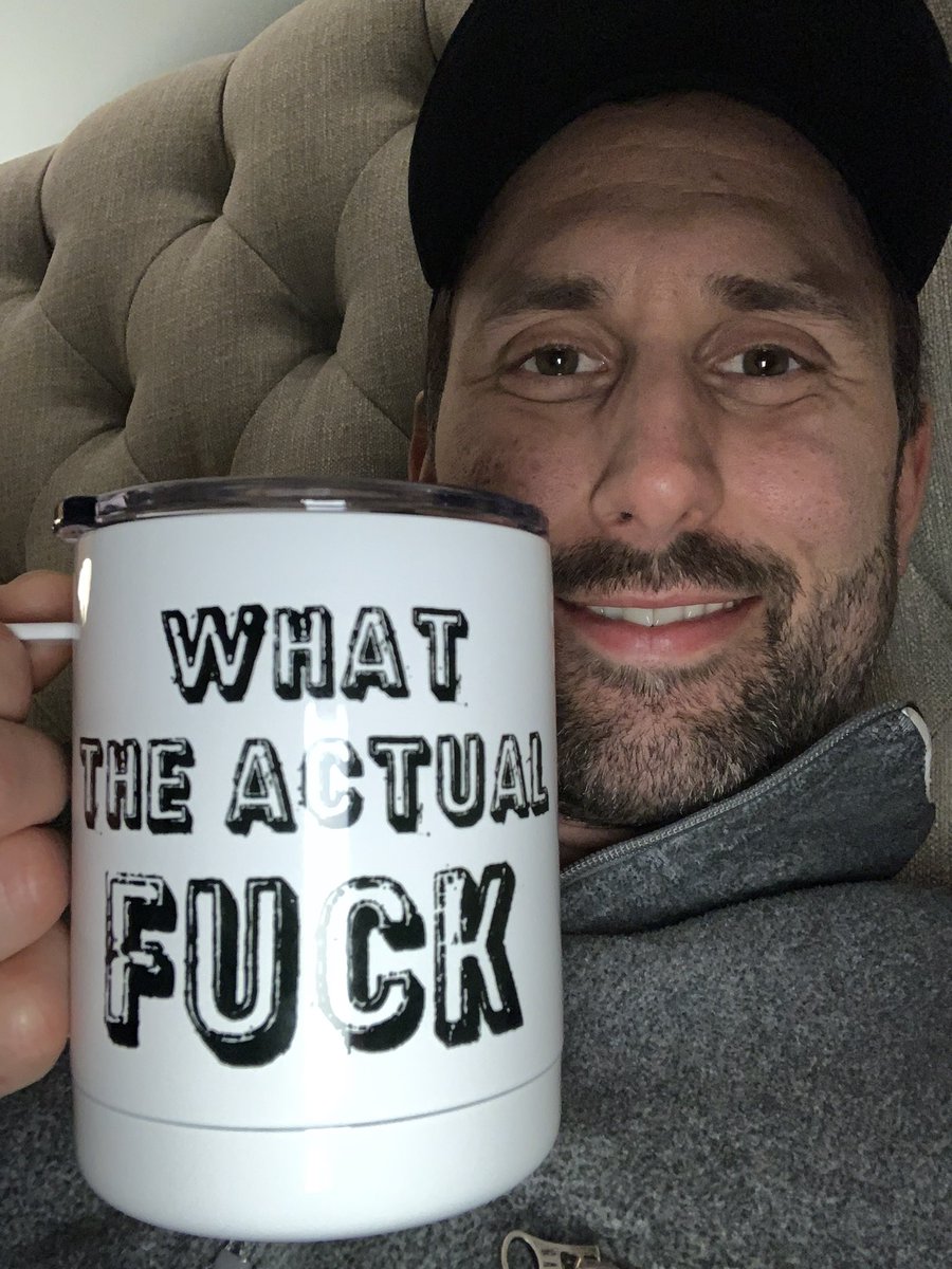 AaronLusok's tweet photo. I believe the weather we are currently having goes hand in hand with my new coffee cup. 🤷🏼‍♂️😂#StayWarm #SooCold 
Big thanks to everyone working to keep us warm during these extreme temperatures!🥶
Oh.. and thanks for the great gift.😉 What’s in your cup to stay warm? https://t.co/v8hCJgUdrV