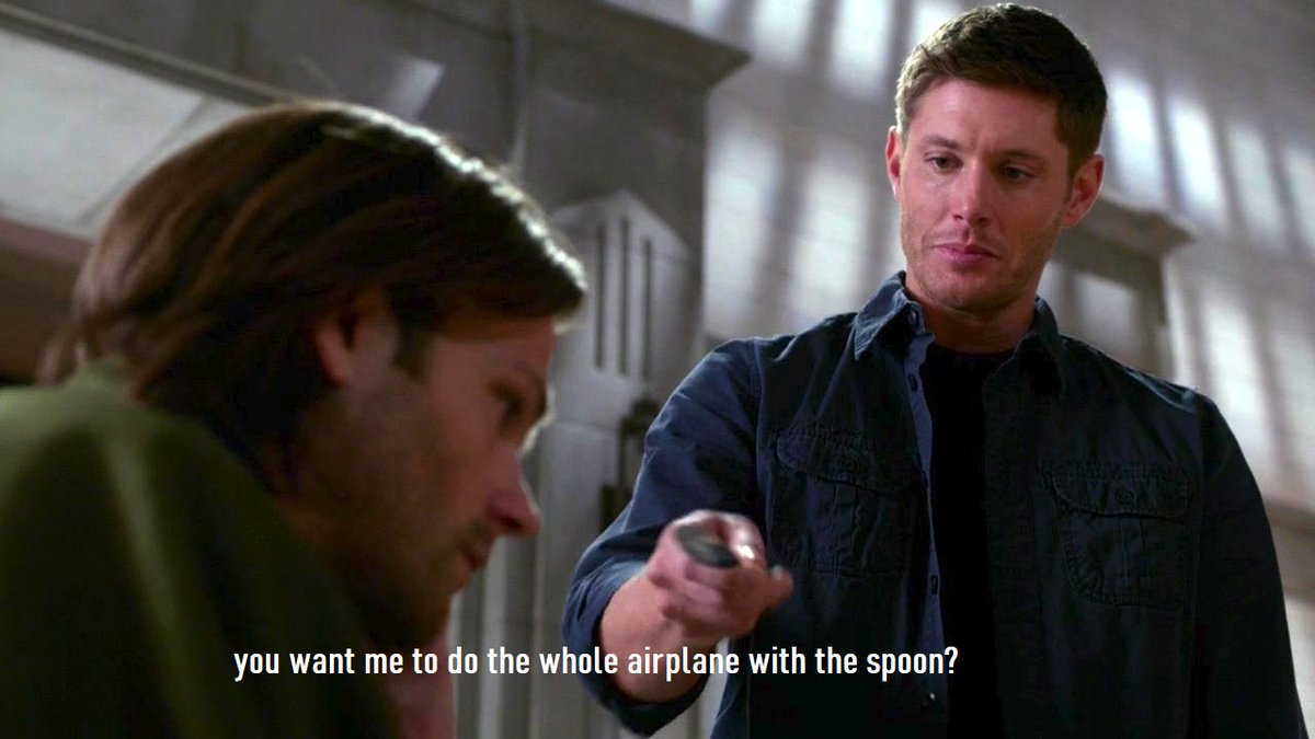 Jensen Ackles and Dean Winchester both have such a big brother personality. The one who gives this calm, who you know that will be there, that will take care of you. The responsible one. They have this protector-vibe that never fails melting my heart.Jensen        Dean