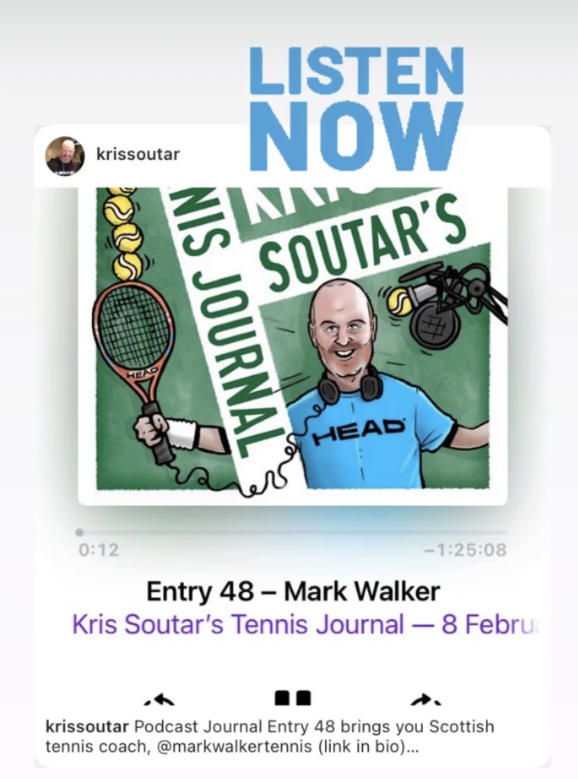 Have a listen...🎧⬇️ podcasts.apple.com/gb/podcast/kri… @dunblane_sc @dunloptennis @adidastennis @TennisFirst @tennisscotland @sportscotland