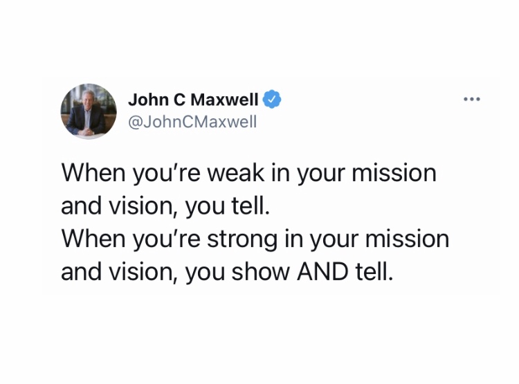 TransforNetwork's tweet image. Let&apos;s show AND tell our vision! #Leadership #LeadershipDevelopment #transformationnetwork