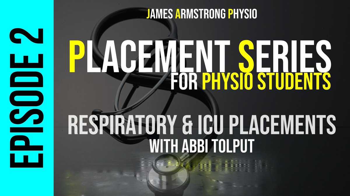 James Armstrong (@physioarmstrong) on Twitter photo Placement Series - Episode 2 Coming Soon 🙌 We get stuck into Respiratory Placements with <a href="/AbbiTolputt/">Abbi Tolputt</a>. How to prepare, what to expect and how to get the most out of them. #placementseries #physiostudents #physiotherapy Placement Series - Episode 2 Coming Soon 🙌 We get stuck into Respiratory Placements with <a href="/AbbiTolputt/">Abbi Tolputt</a>. How to prepare, what to expect and how to get the most out of them. #placementseries #physiostudents #physiotherapy