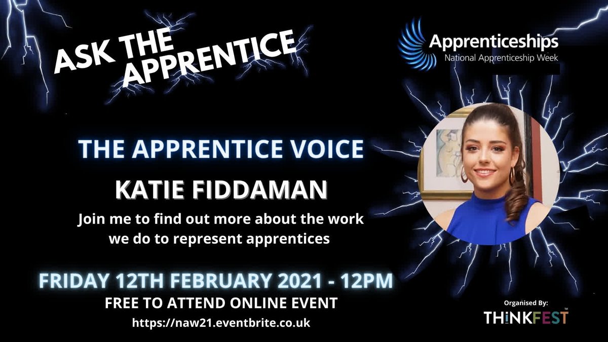 MCAppAwards's tweet photo. 🗣 We're excited to have Katie Fiddaman, Co-Founder of @ApprenticeVoice joining us at our "Ask The Apprentice" conference on Friday! 👏
Register your FREE place 👇
https://t.co/Q95R0biEbm
#ApprenticeVoice #AskTheApprentice #NAW2021 #BuildTheFuture #Apprenticeships https://t.co/BrYh77VQY3