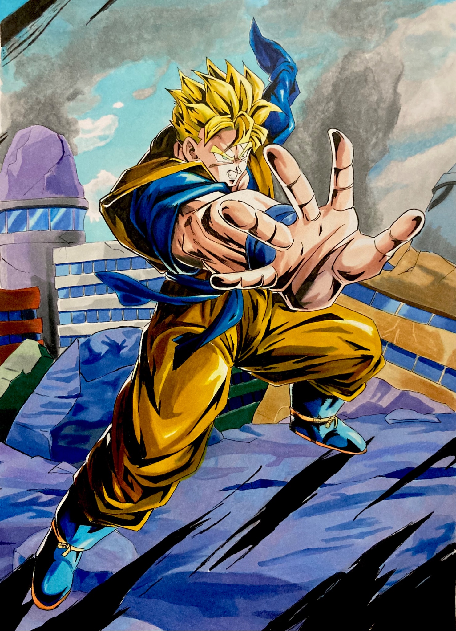 Topo Pa Twitter 未来悟飯描きました Dragonball 孫悟飯 模写 T Co Vxutcatezi Twitter