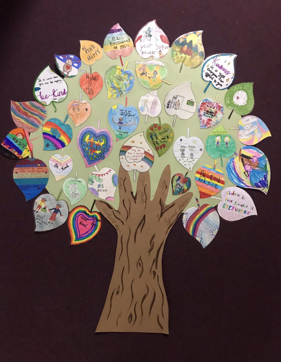 Trees of kindness ready to spread some joy throughout our local community and care homes.. just in time for random act of kindness day! 💕🍃