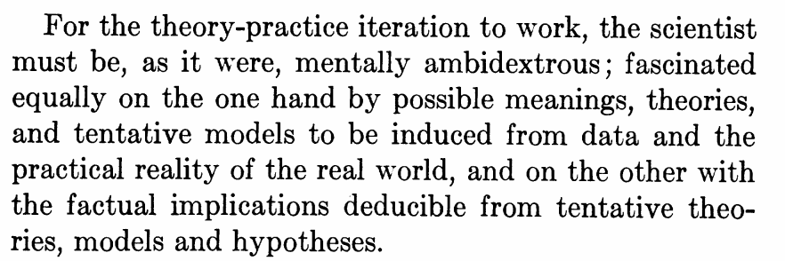 here's some bangers from it! first, some quotes about how the point of all this effort is supposed to be learning useful things
