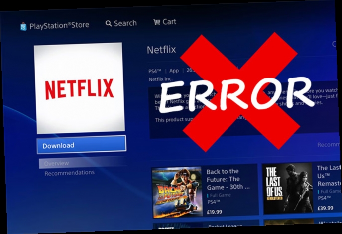 cant download netflix on ps4 / Twitter