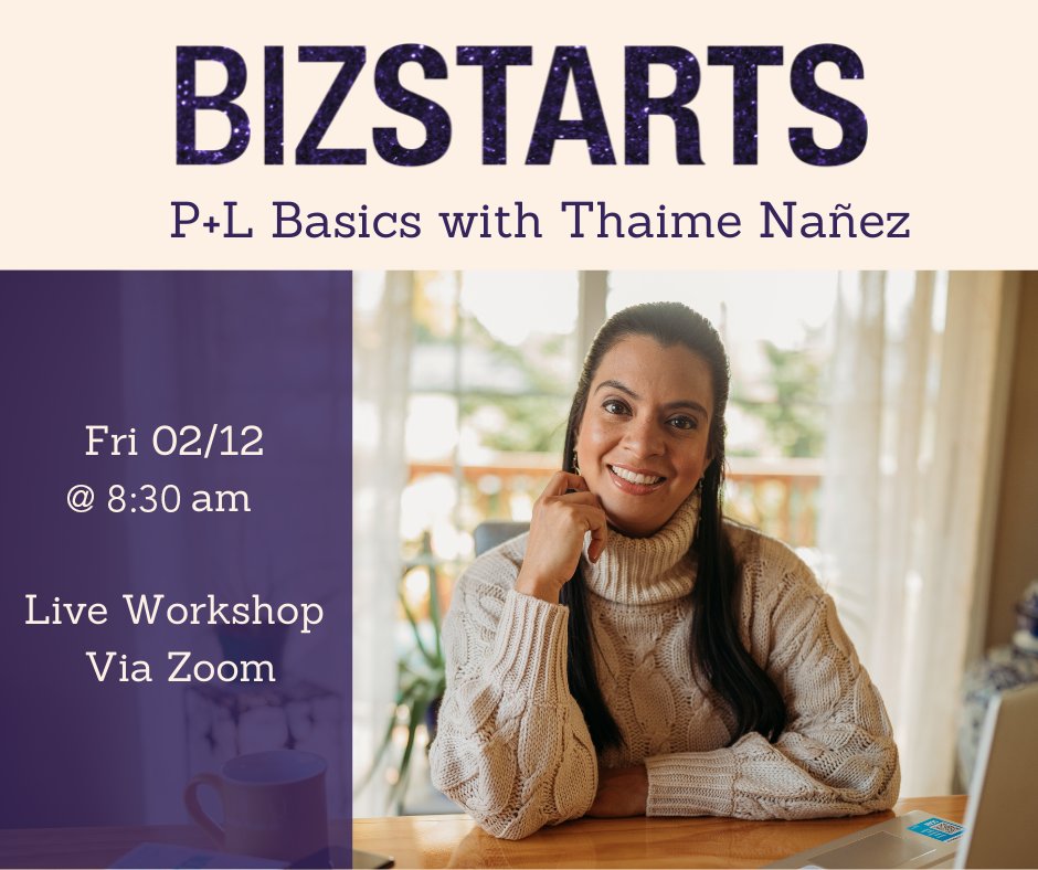 Learn about Profit and Loss Statements and what they can do for your business! Sign up on Eventbrite today! eventbrite.com/e/137838230859