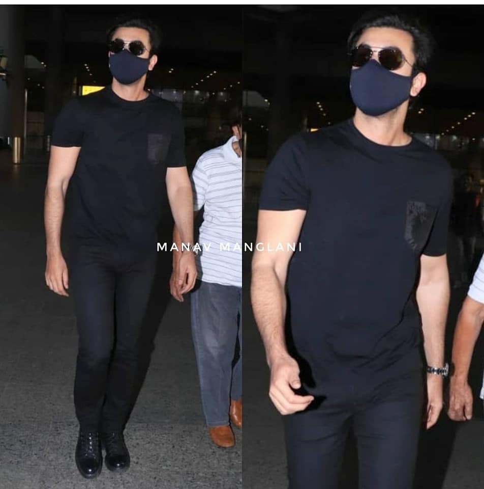 Ranbir Kapoor Black T-Shirt